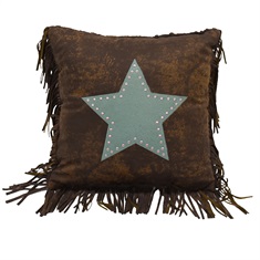 Chyenne Turquoise Tooled Leather Star
