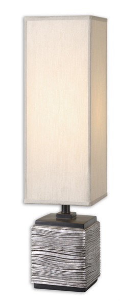 Ciriaco Antiqued Silver Buffet Lamp