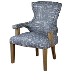 Citographie Gray Linen Armchair
