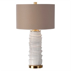 Codru Gloss White Ceramic Lamp