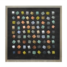 Color Blocks Shadow Box