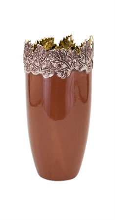 Concepts Eden Small Embossed Leaf Vase