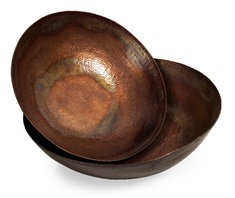 Copper-Plated Bowls