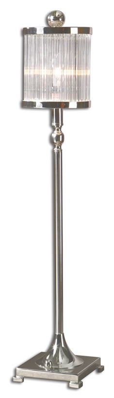 Cordelia Silver Buffet Lamp