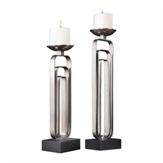 Cosme Candleholders S/2