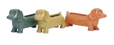 Dachshund Planters - Ast 3
