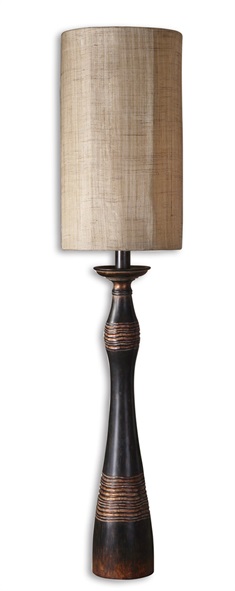 Dafina Aged Black Buffet Lamp