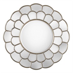 Dahlia Silver Mirror