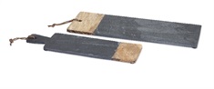Dahlia Slate and Wood Cheese Board