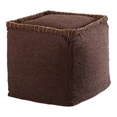 Dakari Dark Brown Pouf