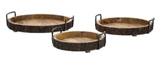 Damari Wood Trays - Set of 3