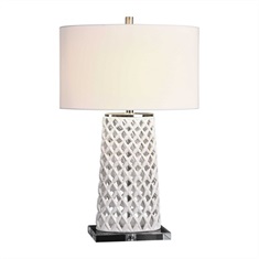Dania White Table Lamp