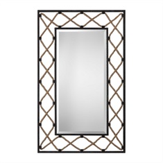 Darya Nautical Rope Mirror