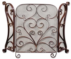 Daymeion Metal Fireplace Screen