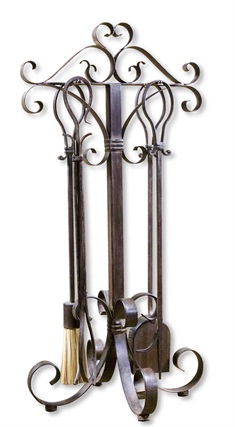 Daymeion Metal Fireplace Tools, Set/5
