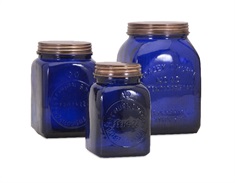 Dazey Lidded Canisters - Set of 3