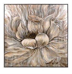 Dhalia Oil Painting with Frame