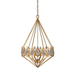 Eclatant 4 Light Gold Diamond Pendant