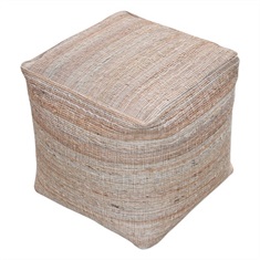 Ecru Shiro Pouf