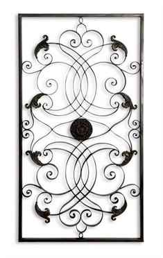 Effie Rectangle Metal Wall Art