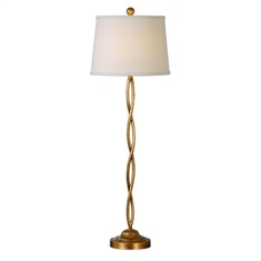 Elica Gold Twist Buffet Lamp