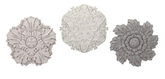 Ella Elaine Dimensional Wall Flowers - Ast 3