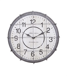 Ella Elaine Postal Cage Clock