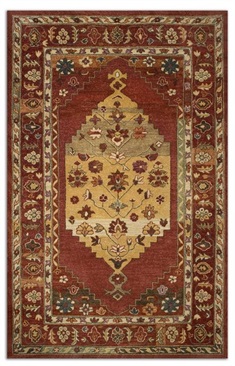 Estelle Red Hand Tufted Rug Swatch