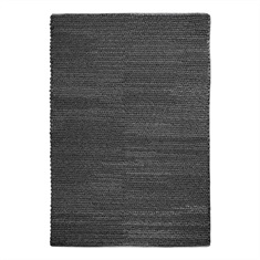 Europa Charcoal Hand Woven Rug Swatch