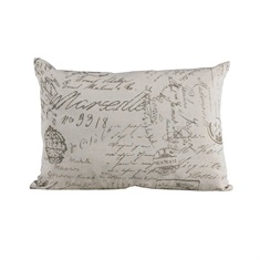 Fairfield Printed Linen Pillow