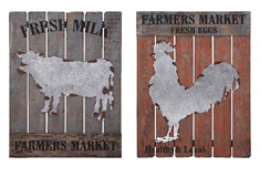 Farm Fresh Wall Decor - Ast 2