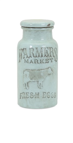 Farmers Market Small Lidded Jar