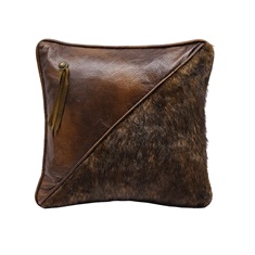 Faux Leather Pillow