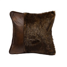 Faux Leather Pillow
