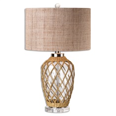 Foiano Glass Rope Table Lamp