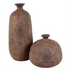 Frederico Rustic Vases Set/2