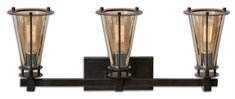 Frisco 3 Light Rustic Vanity Strip