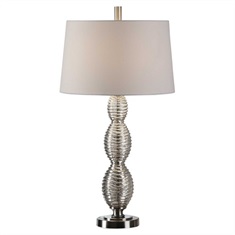 Galatsi Ribbed Mercury Glass Lamp
