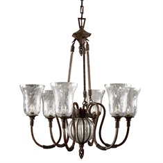 Galeana 6 Light Iron Chandelier