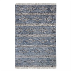 Gamba Indigo Cotton Rug Swatch