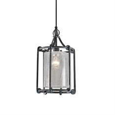 Generosa 1 Light Crackle Glass Lantern