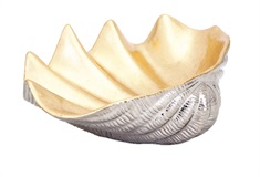 Geneva Ceramic Shell Decorative Bowl
