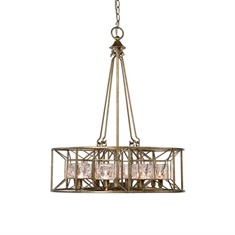Ghiaccio 8 Light Swedish Iron Pendant