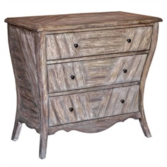Gimbya Wooden Three Drawer Chest