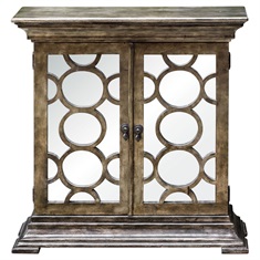 Glasson Mirrored Console Cabinet