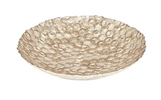 Gold Hex Glass Bowl