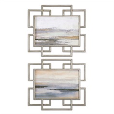 Gray Mist Framed Art S/2