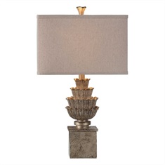 Grevena Aged Silver-Champagne Lamp