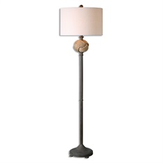 Higgins Rope Sphere Floor Lamp