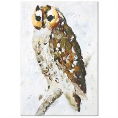 Hoo Are You? Hand Painted Art